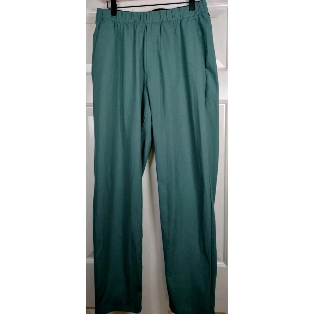 Lululemon City Sweat Jogger Pants Mens Medium Green Drawstring Athletic Stretch
